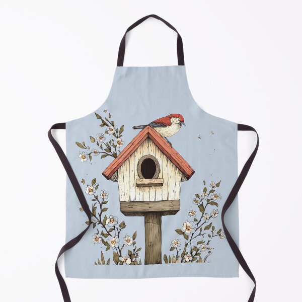 Item preview, Spring Aesthetic - Floral Birdhouse designed and sold by bapupa.