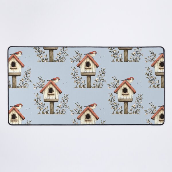 Item preview, Spring Aesthetic - Floral Birdhouse designed and sold by bapupa.