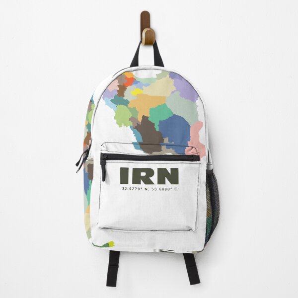Item preview, Iran Map - IRN ISO Code Art Print designed and sold by CartoPrints.