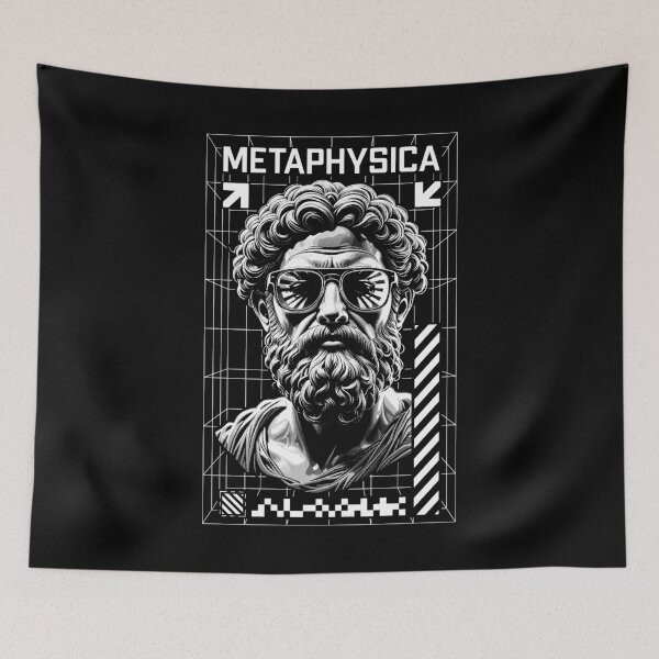 Item preview, Aristotle Philosophy Metaphysica Metaphysics Funny Techno designed and sold by GrandeDuc.