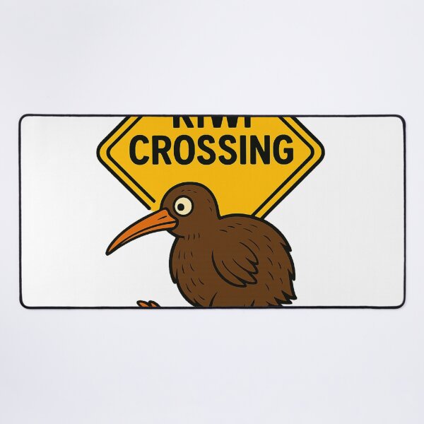 Item preview, Kiwi Crossing Sign Cartoon designed and sold by Aryabek.