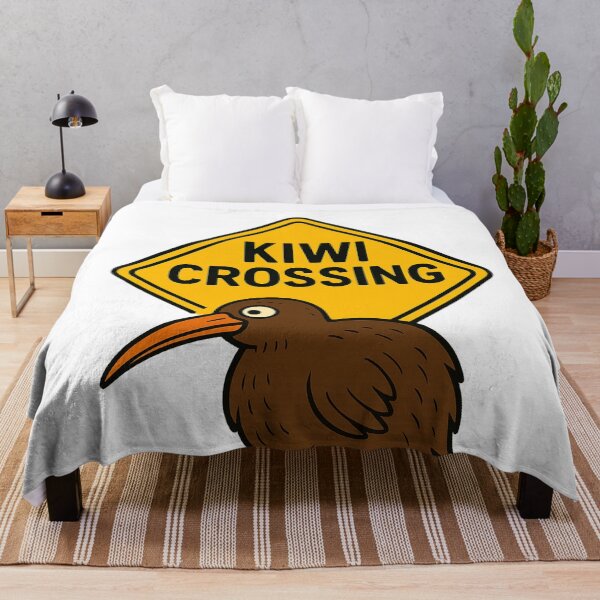 Item preview, Kiwi Crossing Sign Cartoon designed and sold by Aryabek.