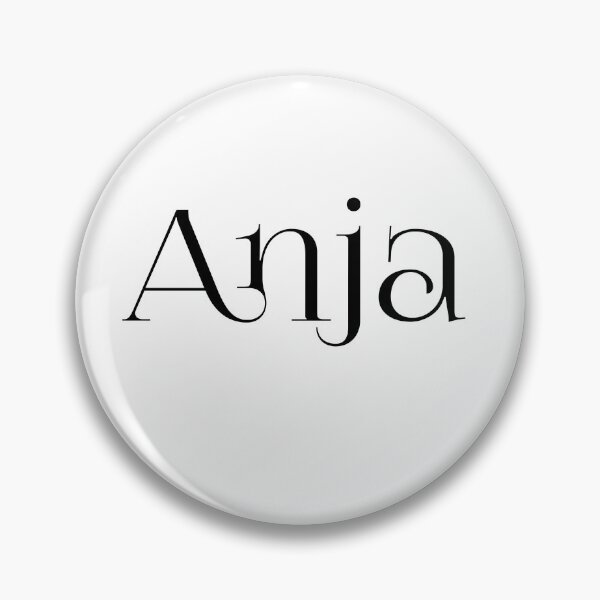 Item preview, Anja: Diseño de nombre atrevido y bonito en negro para camisetas claras designed and sold by Simplty.