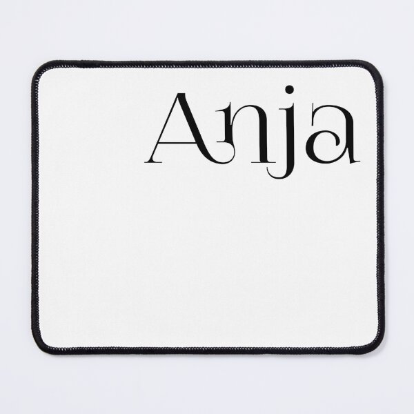Item preview, Anja – Cute Bold Name Design in Black for Light Shirts designed and sold by Simplty.