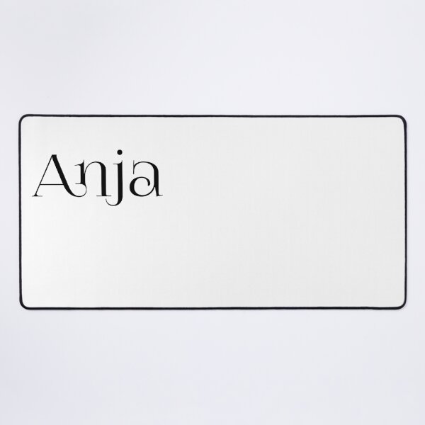 Item preview, Anja – Cute Bold Name Design in Black for Light Shirts designed and sold by Simplty.