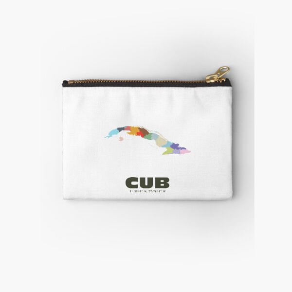 Item preview, Cuba Map - CUB ISO Code Art Print designed and sold by CartoPrints.