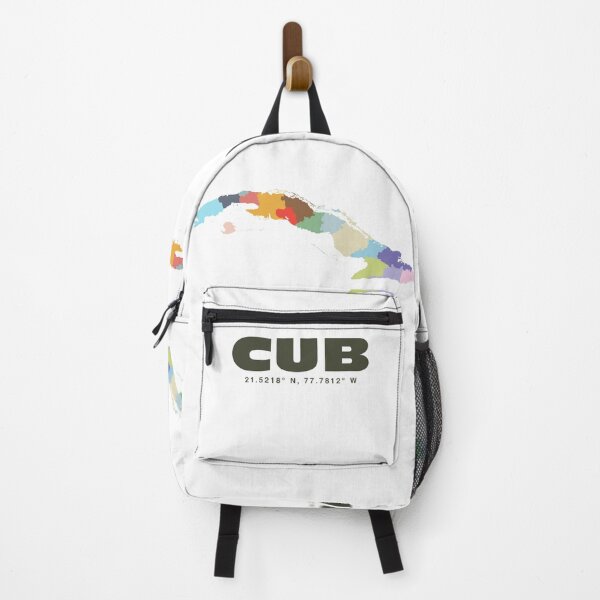 Item preview, Cuba Map - CUB ISO Code Art Print designed and sold by CartoPrints.