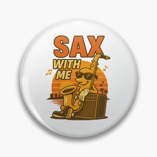 Item preview, Sax With Me – Chill Sunset Saxophone Vibes  designed and sold by TheTootShop.