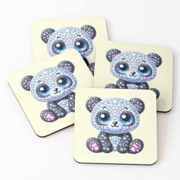 Item preview, Bejeweled Panda 11 designed and sold by PANDALOVEART.