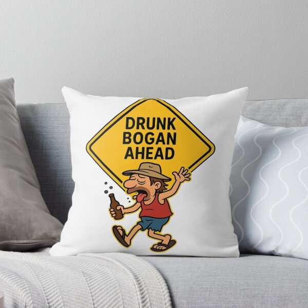 Item preview, Drunk Bogan Warning Sign designed and sold by Aryabek.