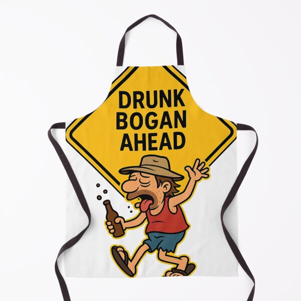Item preview, Drunk Bogan Warning Sign designed and sold by Aryabek.