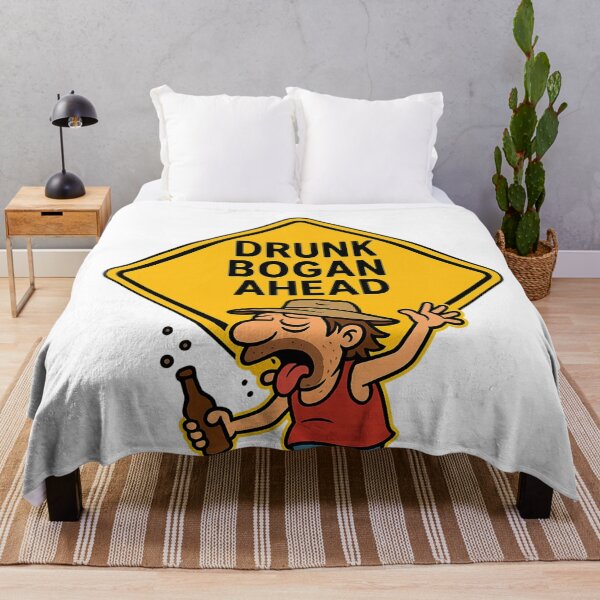 Item preview, Drunk Bogan Warning Sign designed and sold by Aryabek.