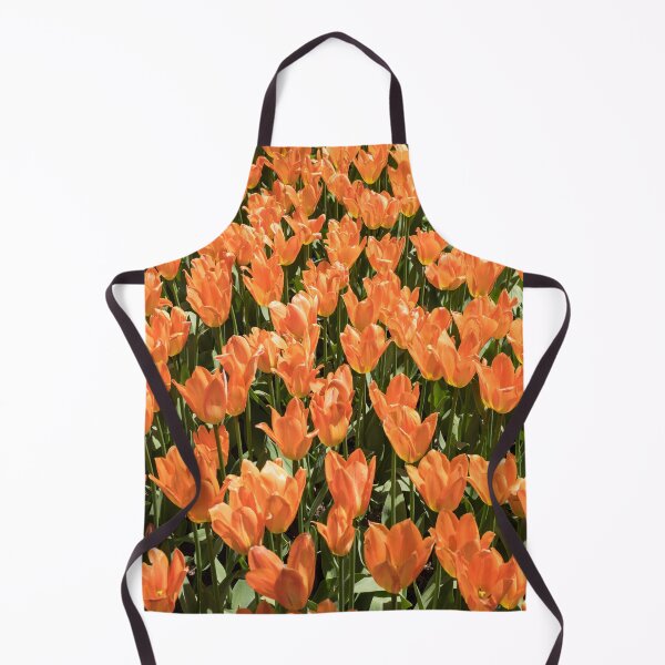 Item preview, Sunshiny Tangerine Coloured Tulips Abloom designed and sold by Georgia Mizuleva.