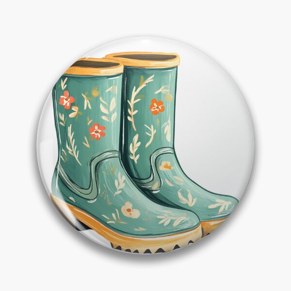 Item preview, Spring Aesthetic - Floral Rain Boots designed and sold by bapupa.