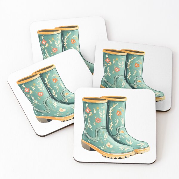 Item preview, Spring Aesthetic - Floral Rain Boots designed and sold by bapupa.