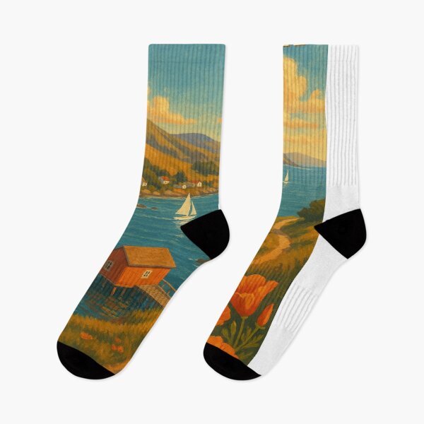 Item preview, Bodega Bay Coastal Path designed and sold by Aryabek.