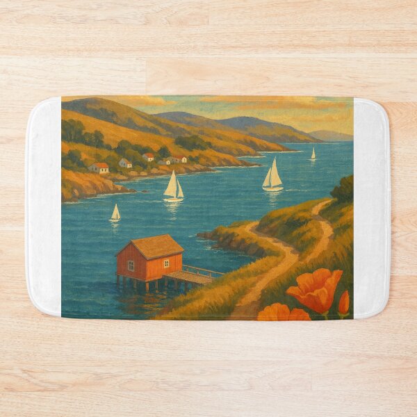 Item preview, Bodega Bay Coastal Path designed and sold by Aryabek.