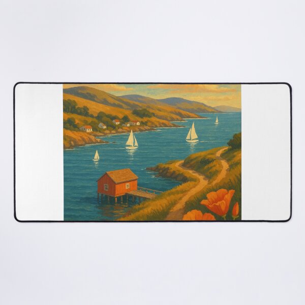 Item preview, Bodega Bay Coastal Path designed and sold by Aryabek.