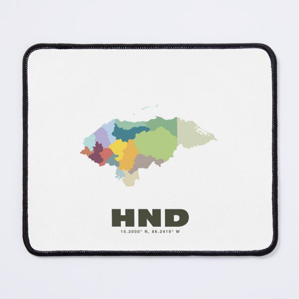 Item preview, Honduras Map - HND ISO Code Art Print designed and sold by CartoPrints.