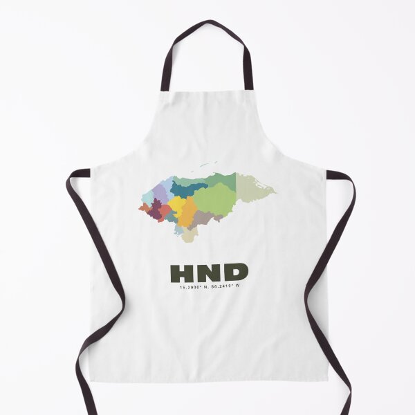 Item preview, Honduras Map - HND ISO Code Art Print designed and sold by CartoPrints.