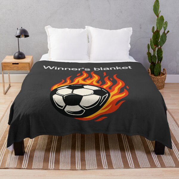 Item preview, Soccer ball winner blanket designed and sold by EchoOfSilence.