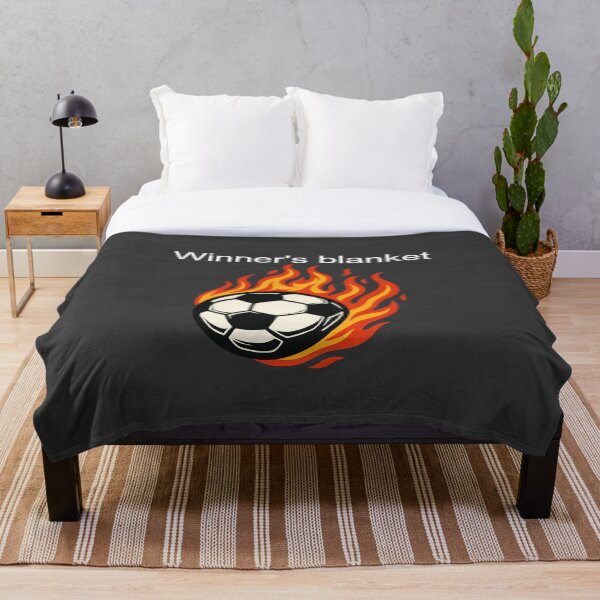 Item preview, Soccer ball winner blanket designed and sold by EchoOfSilence.