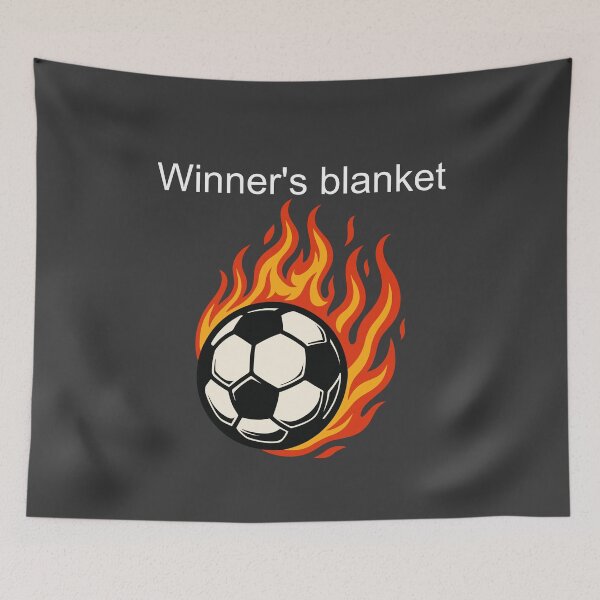 Item preview, Soccer ball winner blanket designed and sold by EchoOfSilence.