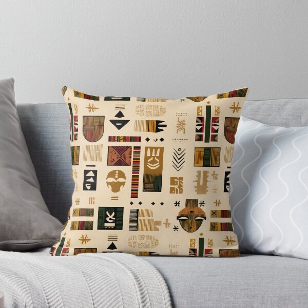 Item preview, Ashanti Adinkra Symbols Pattern on Ivory designed and sold by Moisky Patterns.