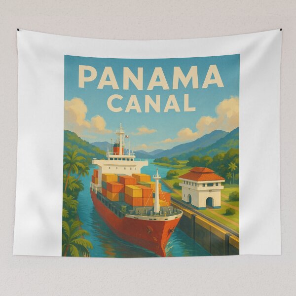 Item preview, Panama Canal Cargo Ship designed and sold by Aryabek.