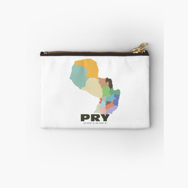 Item preview, Paraguay Map - PRY ISO Code Art Print designed and sold by CartoPrints.