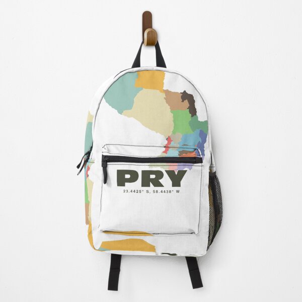 Item preview, Paraguay Map - PRY ISO Code Art Print designed and sold by CartoPrints.