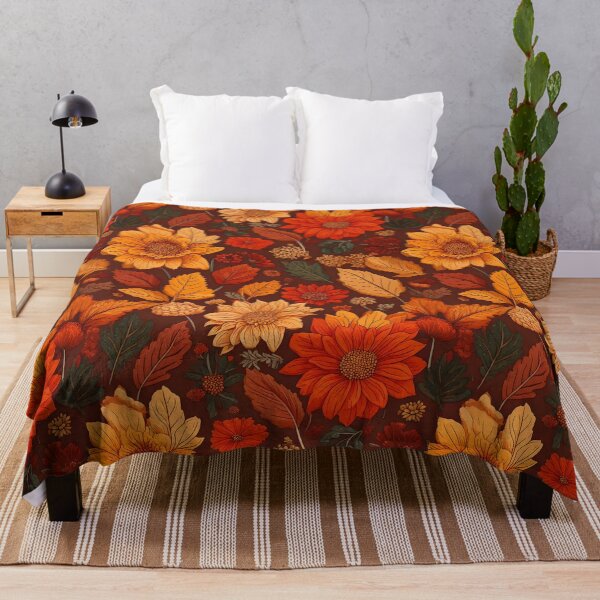 Item preview, Autumnal Floral Pattern designed and sold by Designbes.