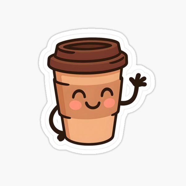 Artikel-Vorschau von Fröhlicher Kaffeebecher , designt und verkauft von LeapFrogShop.