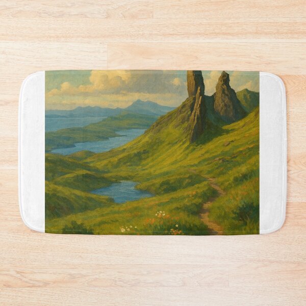 Item preview, Isle of Skye with Wildflowers – Scotland designed and sold by Aryabek.