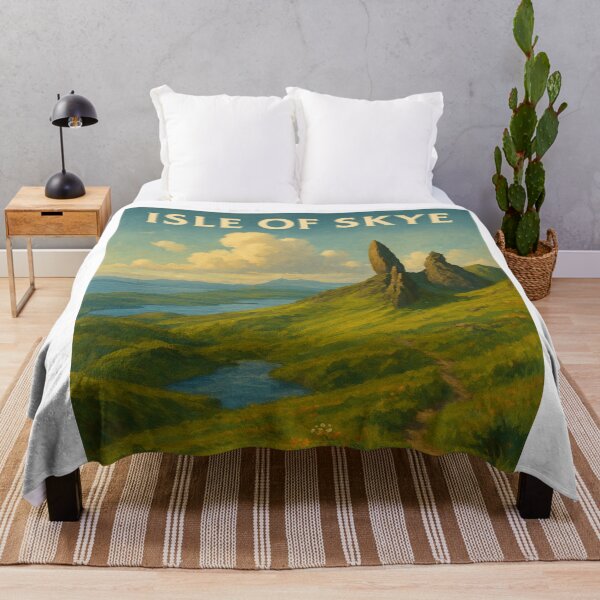 Item preview, Isle of Skye with Wildflowers – Scotland designed and sold by Aryabek.