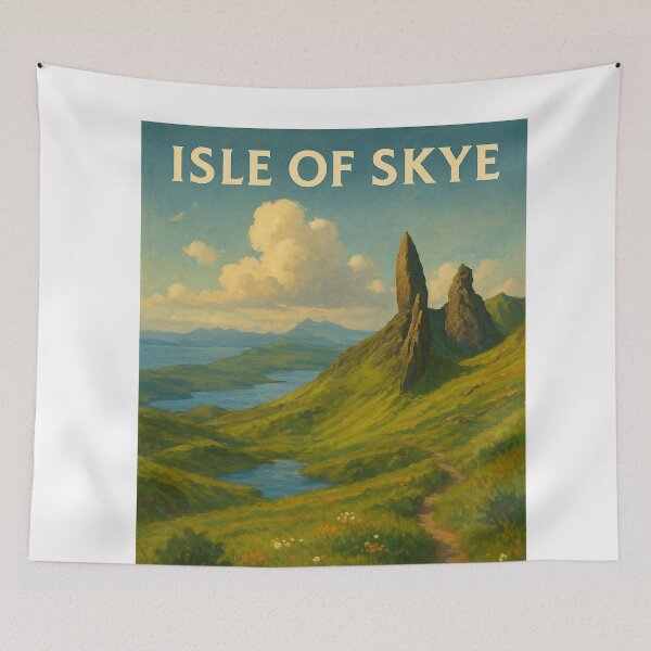 Item preview, Isle of Skye with Wildflowers – Scotland designed and sold by Aryabek.