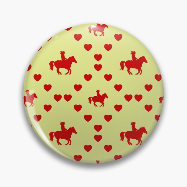 Item preview, Frau reitet Pferd Nahtloses Herzmuster | Motif de cœur sans couture de femme montant un cheval | Woman Riding Horse Seamless Heart Pattern | Woman Riding Horse Seamless Heart Pattern designed and sold by TheIconSmith.