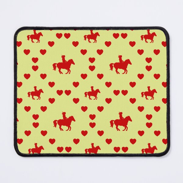 Item preview, Frau reitet Pferd Nahtloses Herzmuster | Motif de cœur sans couture de femme montant un cheval | Woman Riding Horse Seamless Heart Pattern | Woman Riding Horse Seamless Heart Pattern designed and sold by TheIconSmith.