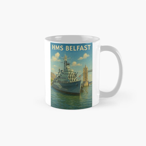 Item preview, HMS Belfast and Tower Bridge – London designed and sold by Aryabek.