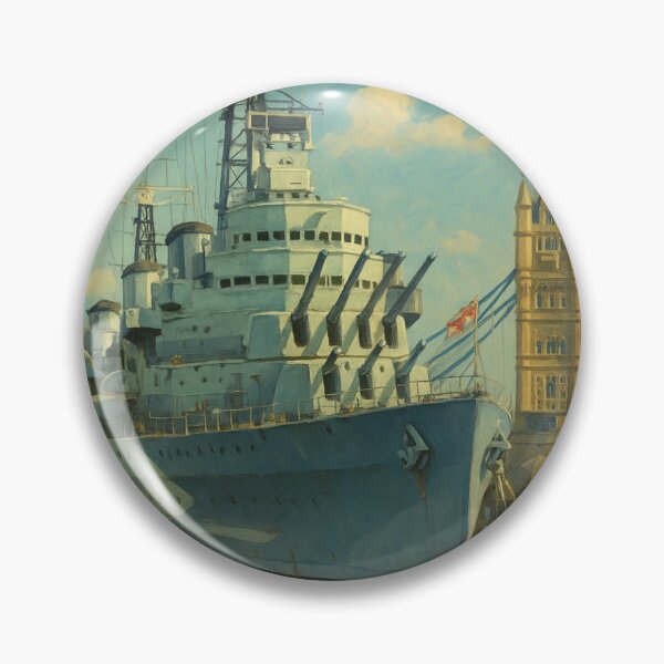 Item preview, HMS Belfast and Tower Bridge – London designed and sold by Aryabek.