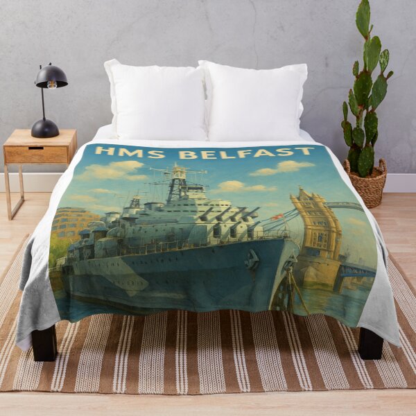 Item preview, HMS Belfast and Tower Bridge – London designed and sold by Aryabek.
