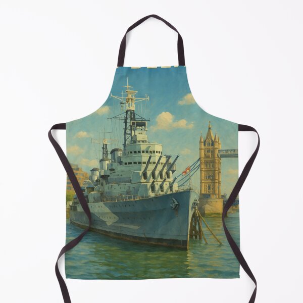 Item preview, HMS Belfast and Tower Bridge – London designed and sold by Aryabek.