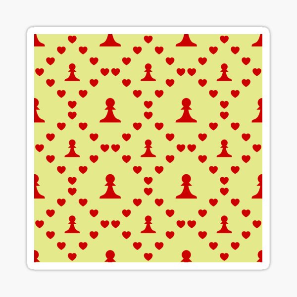 Aperçu de l'œuvre Schachfigur Schwarzer Bauer Peon Negro Nahtloses Herzmuster | Pièce d'échecs Noir Pion Pionnier Modèle de cœur sans couture Negro | Pièce d'échecs pion noir Peon Negro motif coeur sans couture créée et vendue par TheIconSmith.