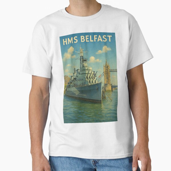 Item preview, HMS Belfast and Tower Bridge – London designed and sold by Aryabek.