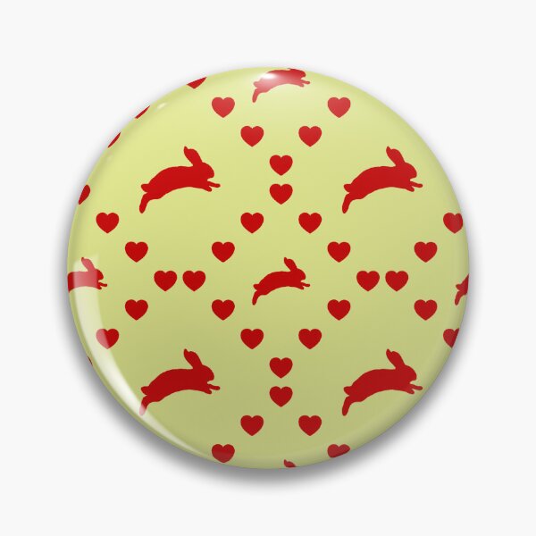 Item preview, Häschen Nahtloses Herz Muster | Lapin Modèle de cœur sans couture Motif | Bunny Seamless Heart Pattern | Bunny Seamless Heart Pattern designed and sold by TheIconSmith.