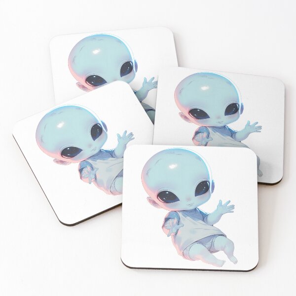Item preview, Cute Alien - Funny Space Cartoon designed and sold by bapupa.