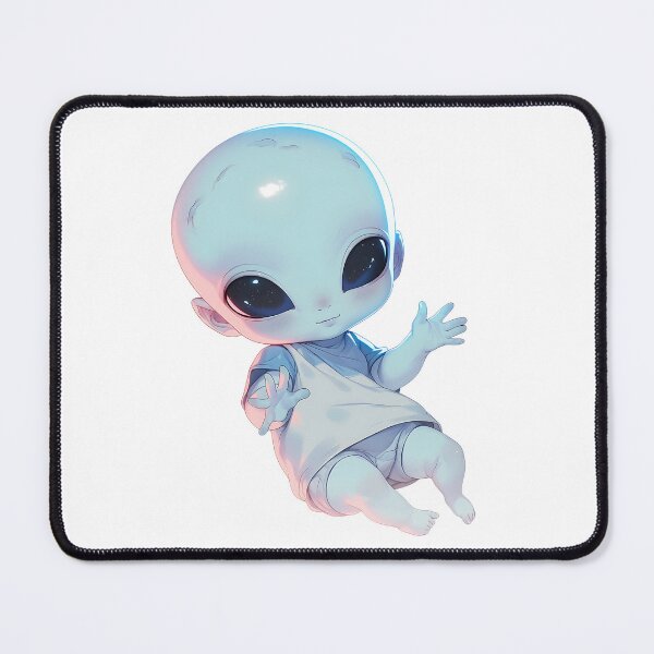 Item preview, Cute Alien - Funny Space Cartoon designed and sold by bapupa.