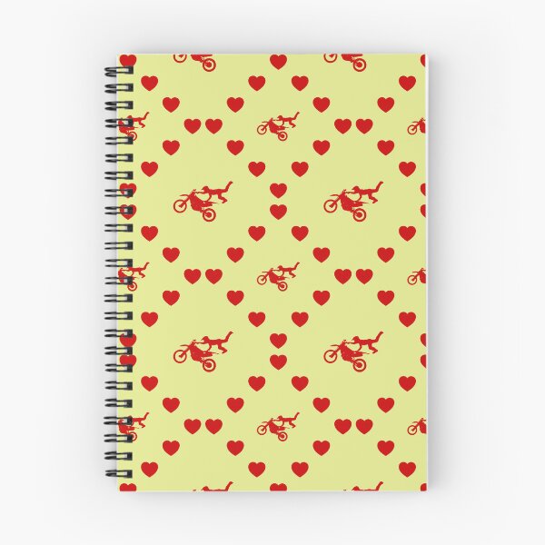 Item preview, Bike Aerial Stunt Seamless Heart Pattern | Vélo cascade aérienne Motif sans cœur | Bike Aerial Stunt Seamless Heart Pattern | Bike Aerial Stunt Seamless Heart Pattern designed and sold by TheIconSmith.