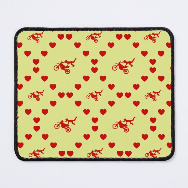 Item preview, Bike Aerial Stunt Seamless Heart Pattern | Vélo cascade aérienne Motif sans cœur | Bike Aerial Stunt Seamless Heart Pattern | Bike Aerial Stunt Seamless Heart Pattern designed and sold by TheIconSmith.