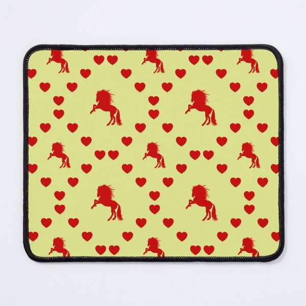 Item preview, Rearing Stallion Seamless Heart Pattern | Étalon cabré Motif sans cœur | Rearing Stallion Seamless Heart Pattern | Rearing Stallion Seamless Heart Pattern designed and sold by TheIconSmith.